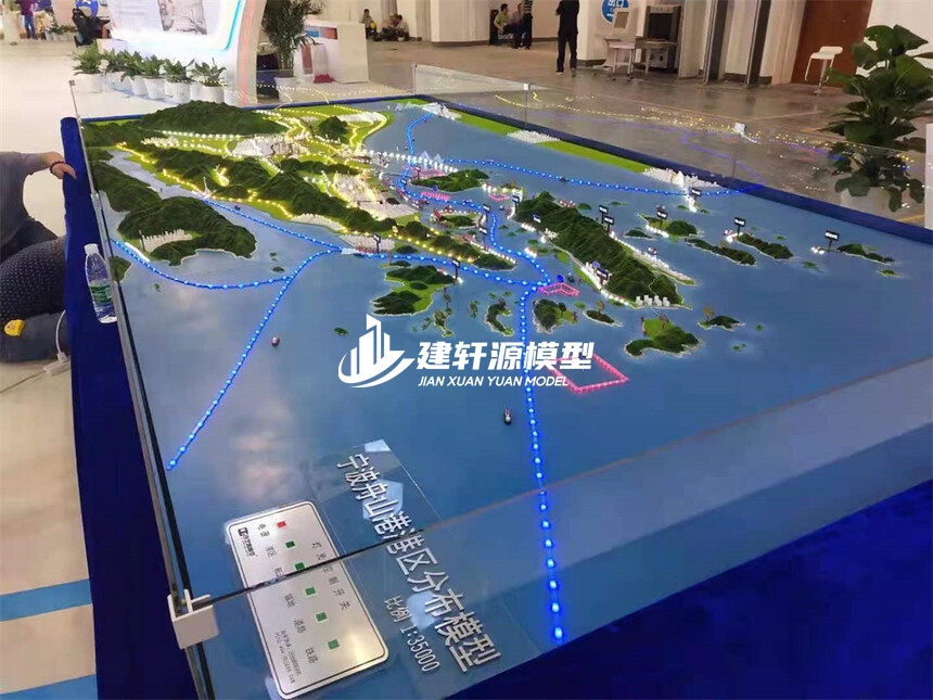 坡头地形地貌模型