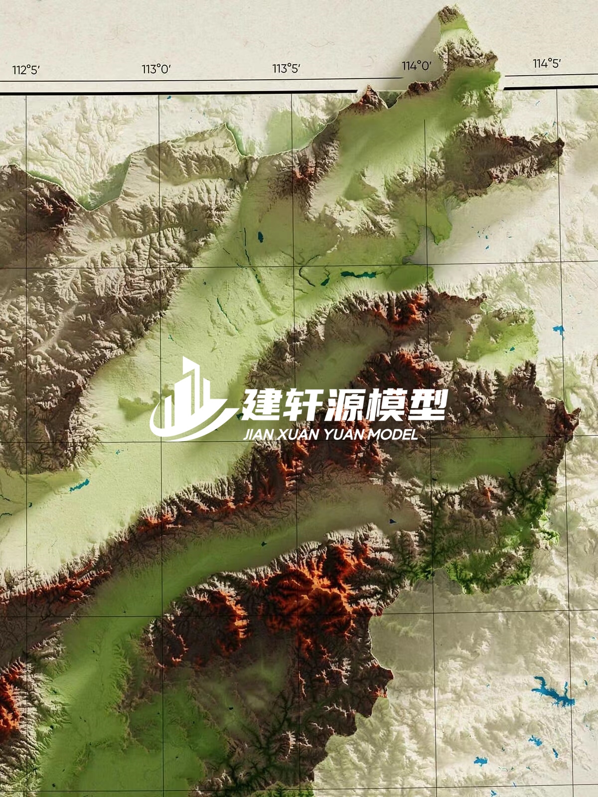 坡头地形模型制作